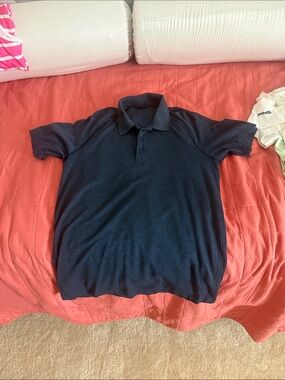 lululemon athletica Men's Dark Navy Polo Shirt